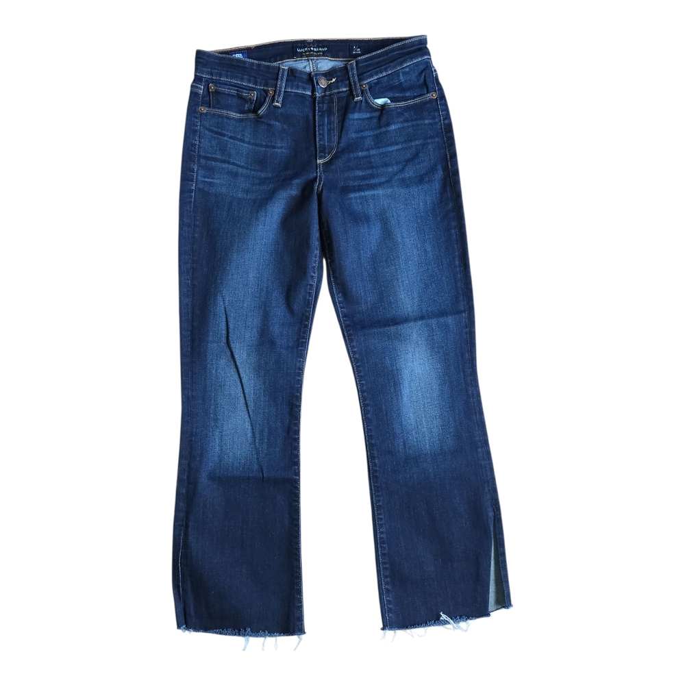 Lucky Brand Sweet Boot Cropped Women's Blue Jeans
